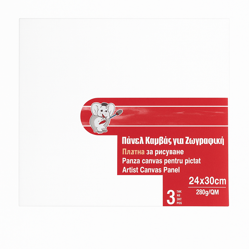 3 db fehér festővászon A4 méretben, festéshez – 24×30 cm
