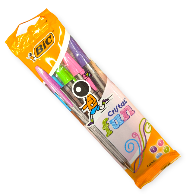 BIC Cristal Fun színes golyóstoll készlet (4 db, 1,6 mm)
