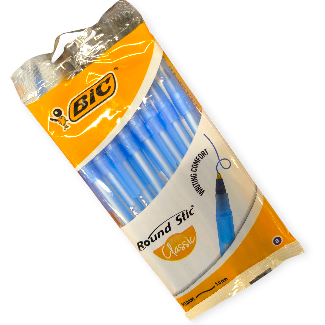 BIC kék golyóstoll készlet – 8 db, 1,0 mm