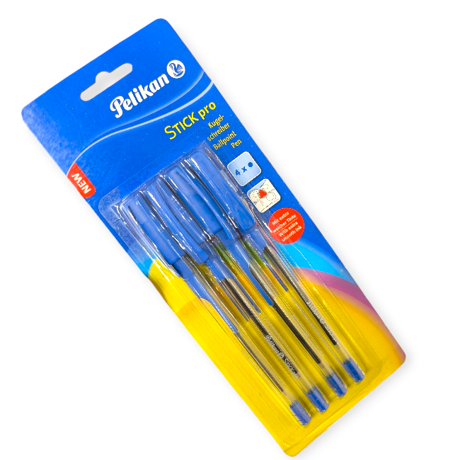 Pelikan kék golyóstoll készlet – 4 db, 1 mm