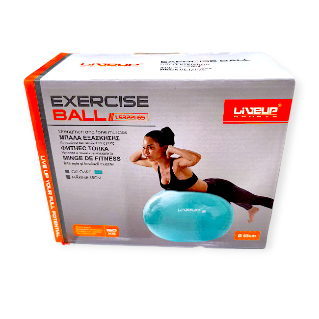 Liveup zöld tornalabda 65 cm – 150 kg teherbírás