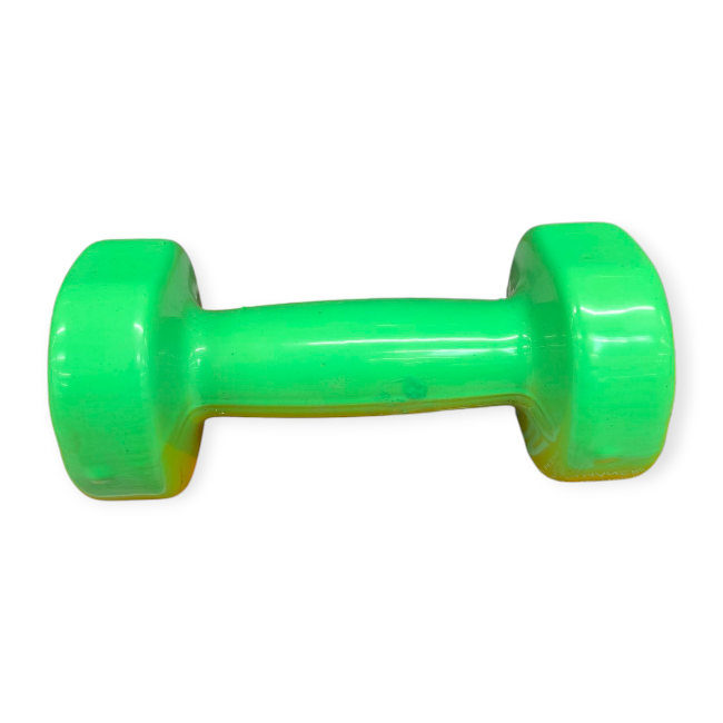 LiveUp kézisúlyzó – 3 kg, zöld, 17,5 cm