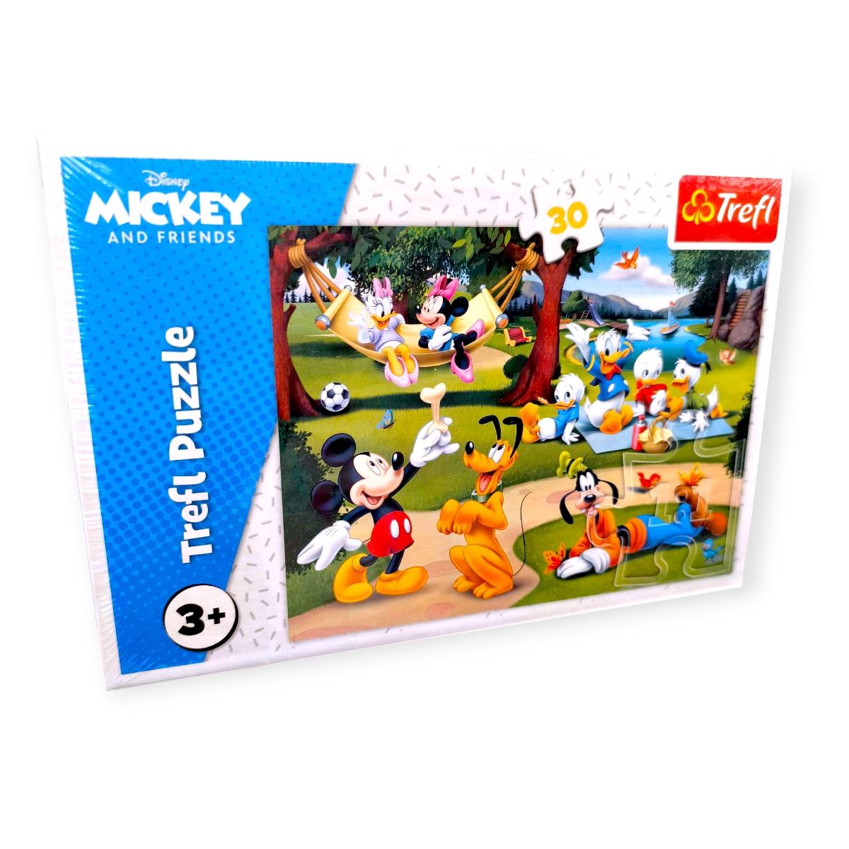 Trefl Mickey egér puzzle barátokkal az erdőben – 30 darabos kirakó