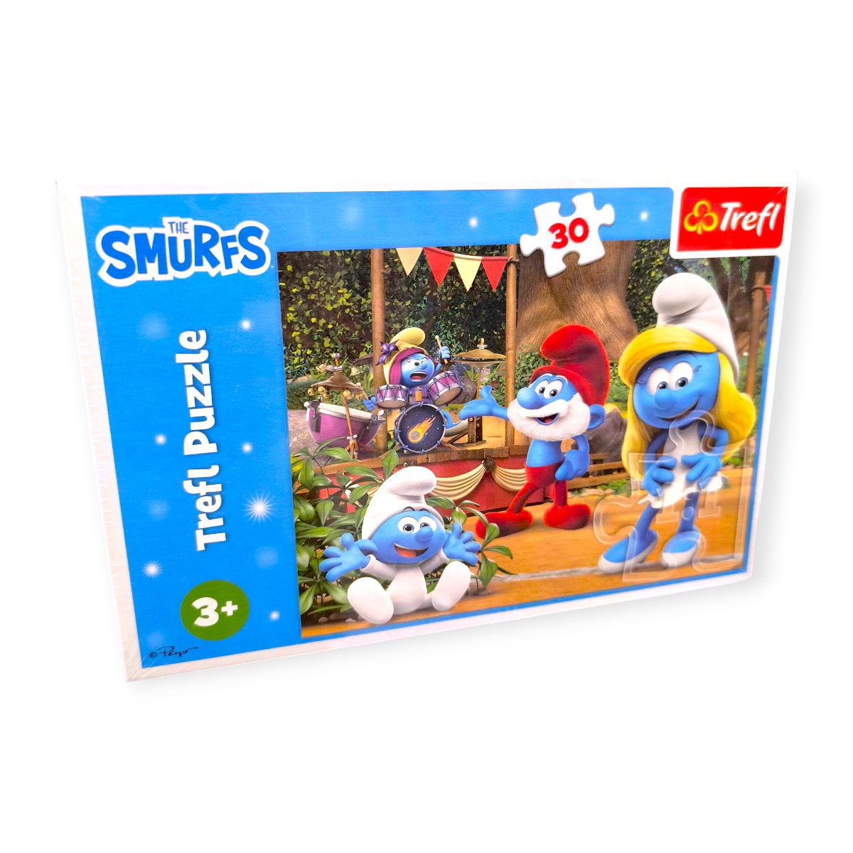 Trefl Hupikék Törpikék puzzle – 30 darabos kirakó gyerekeknek