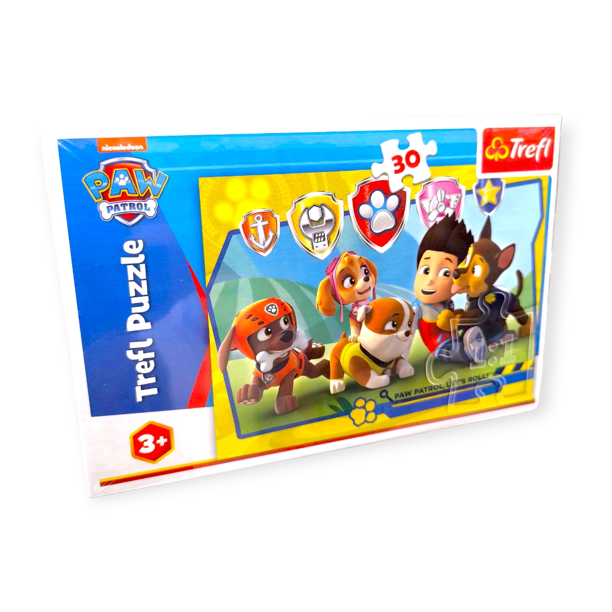 Mancs őrjárat puzzle szimbólumokkal és fiúval 30 darabos – Trefl