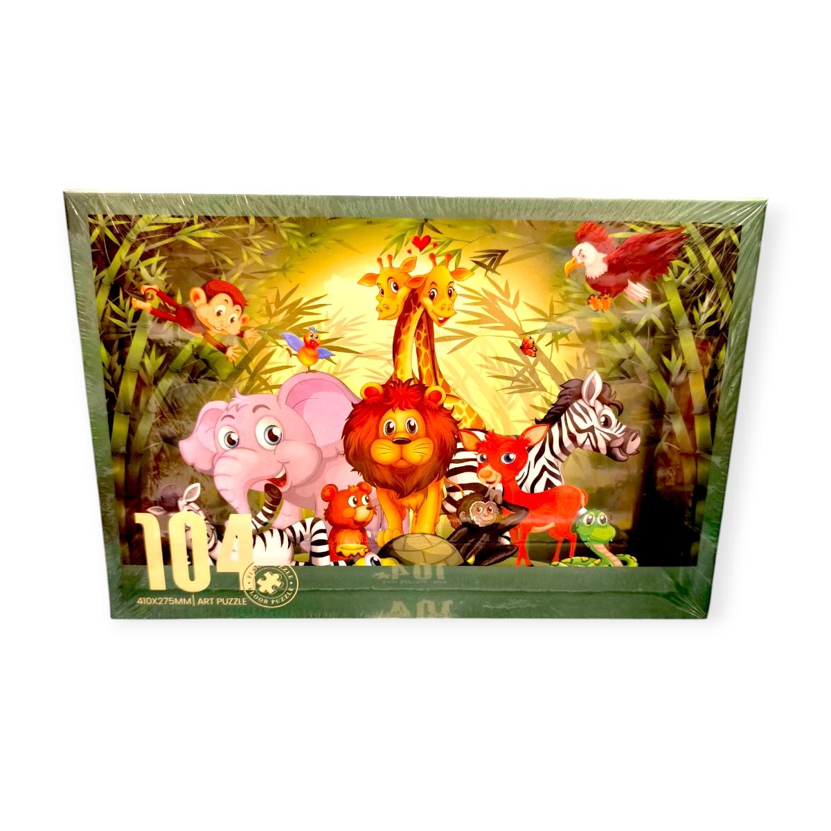Állatok az erdőben puzzle – Trefl 104 darabos kirakó gyerekeknek