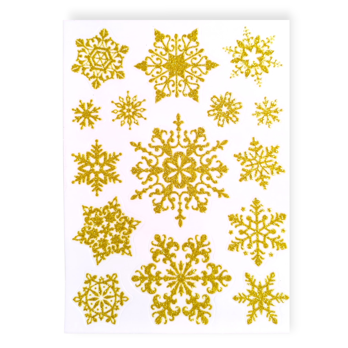 Arany csillag karácsonyi ablakmatrica – ünnepi dekoráció 20×30 cm