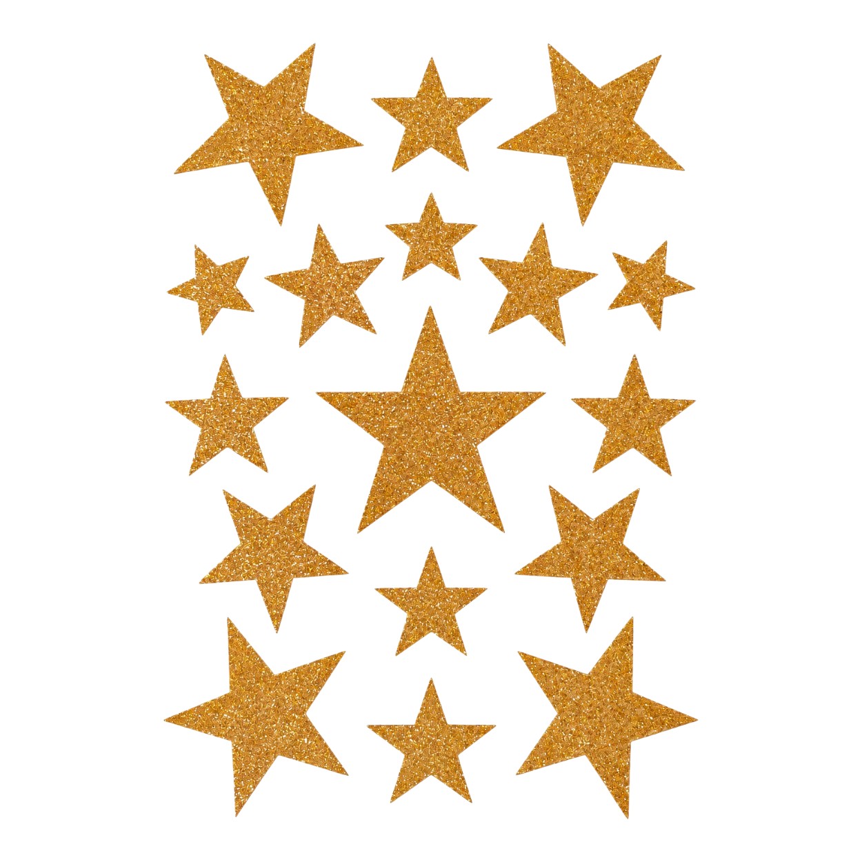 Csillogó bronz csillag karácsonyi ablakmatrica 