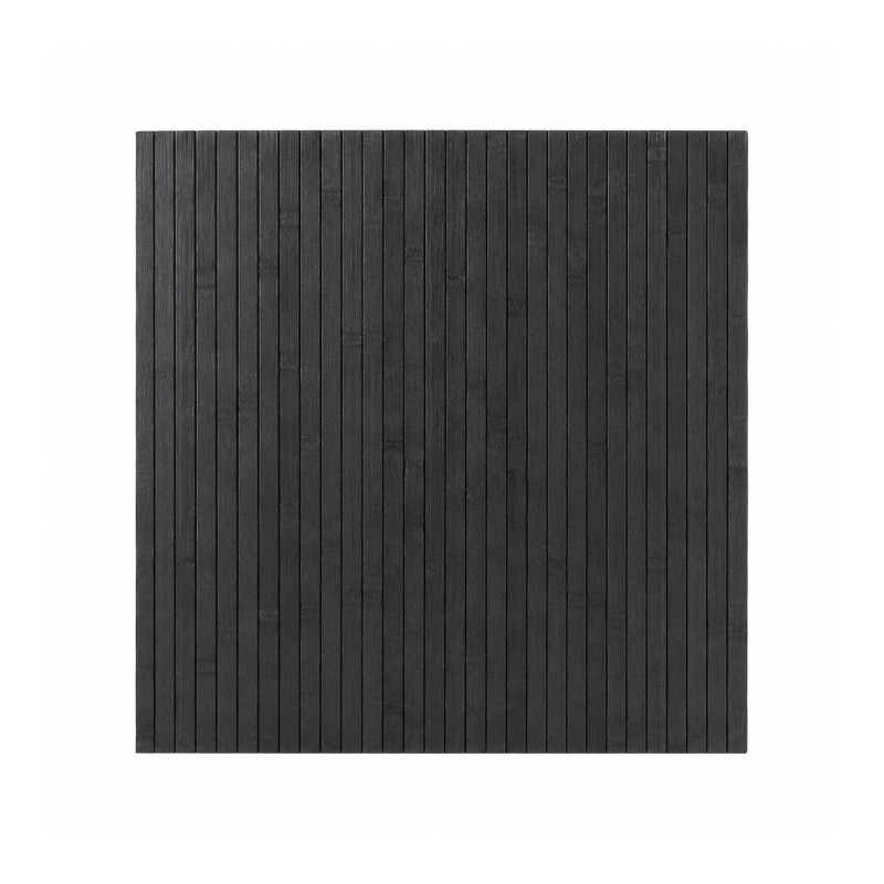 Csúszásmentes bambusz fürdőszobai szőnyeg 50x50 cm, fekete
