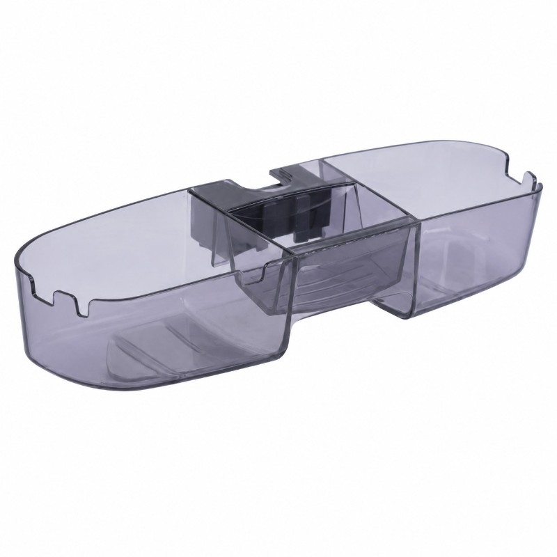 Műanyag zuhanypolc 3 rekeszes, szürke