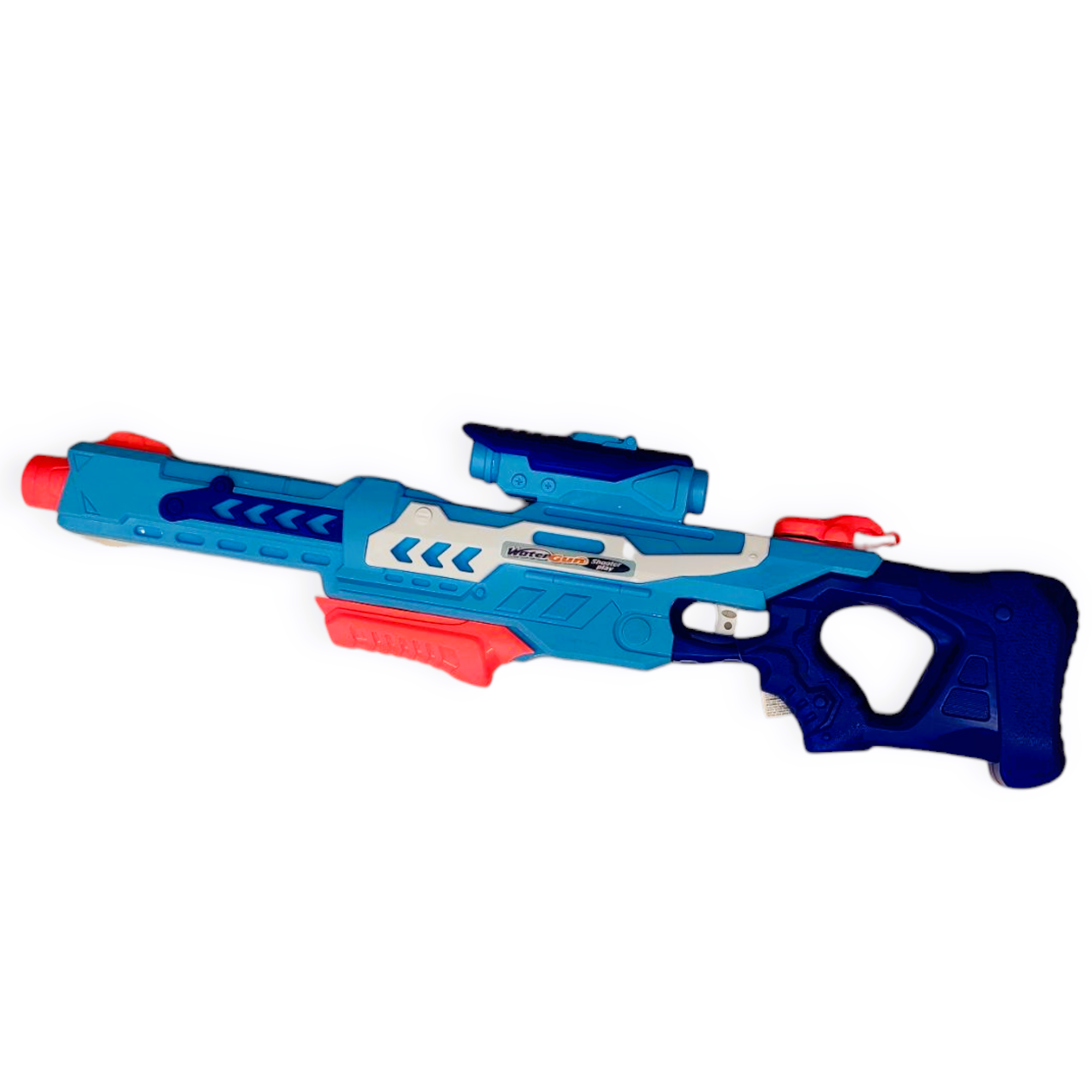 Nagy vízipisztoly kék narancssárga 76cm