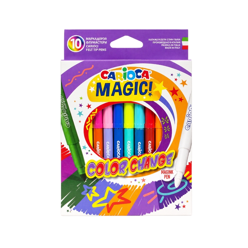 Carioca Magic vastag filctollkészlet 10+1 darab