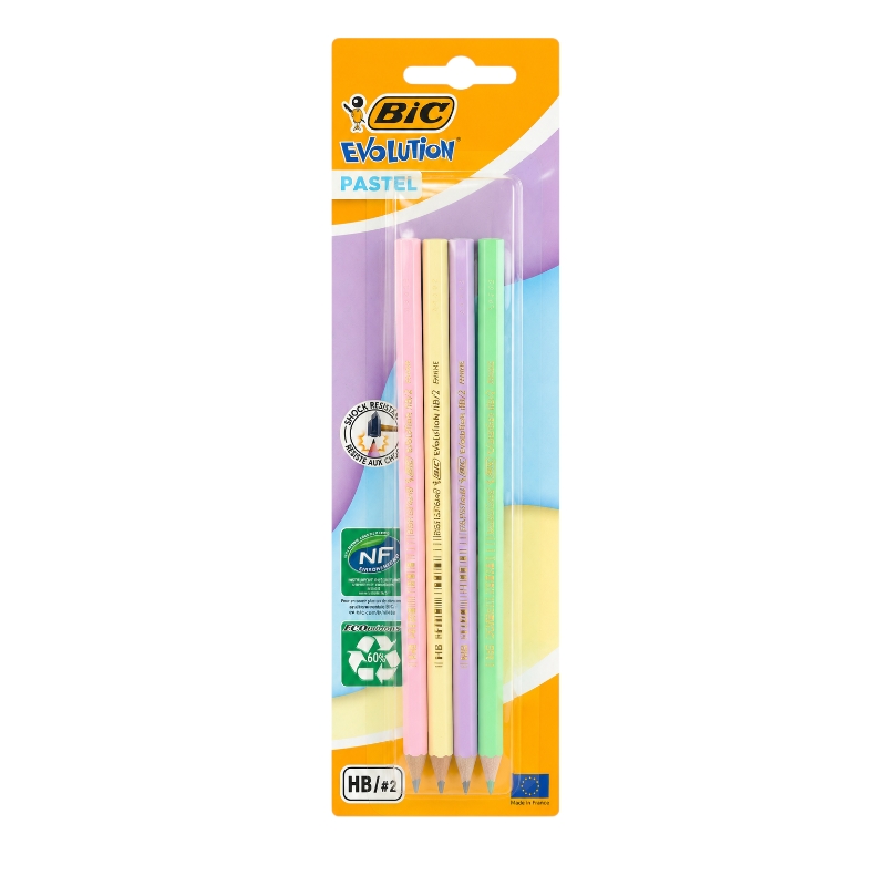 BIC HB pasztell grafitceruza készlet 5 darab
