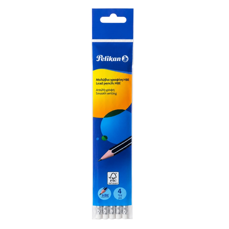 Pelikan HB grafitceruza radírral 4 darab