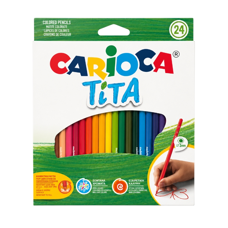 Carioca színes ceruzakészlet – 24 db