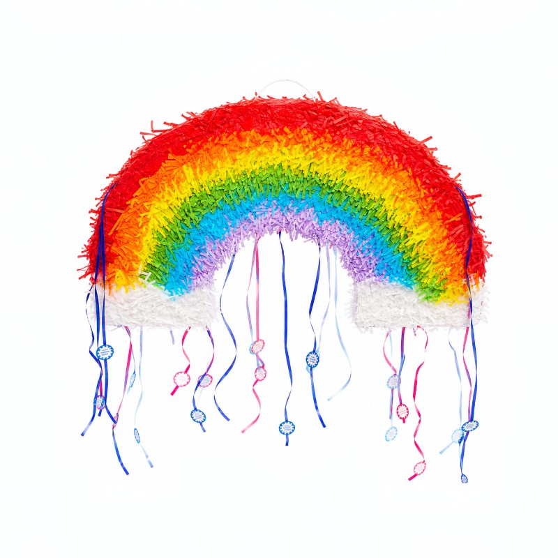Szivárvány pinata – 45 × 10 × 33 cm