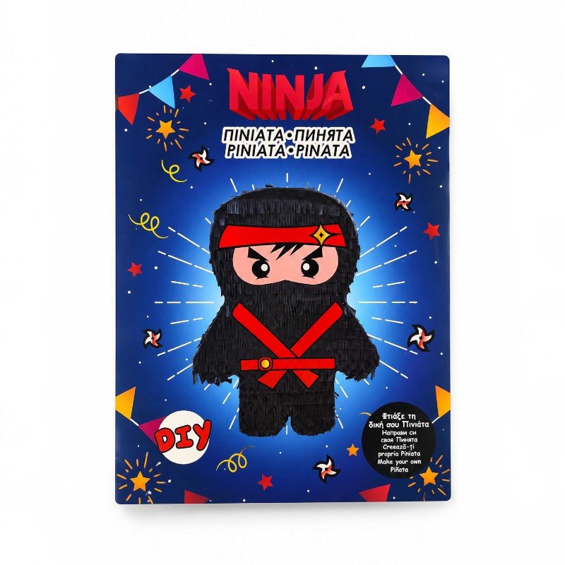 Ninja pinata – 33 × 10 × 45 cm