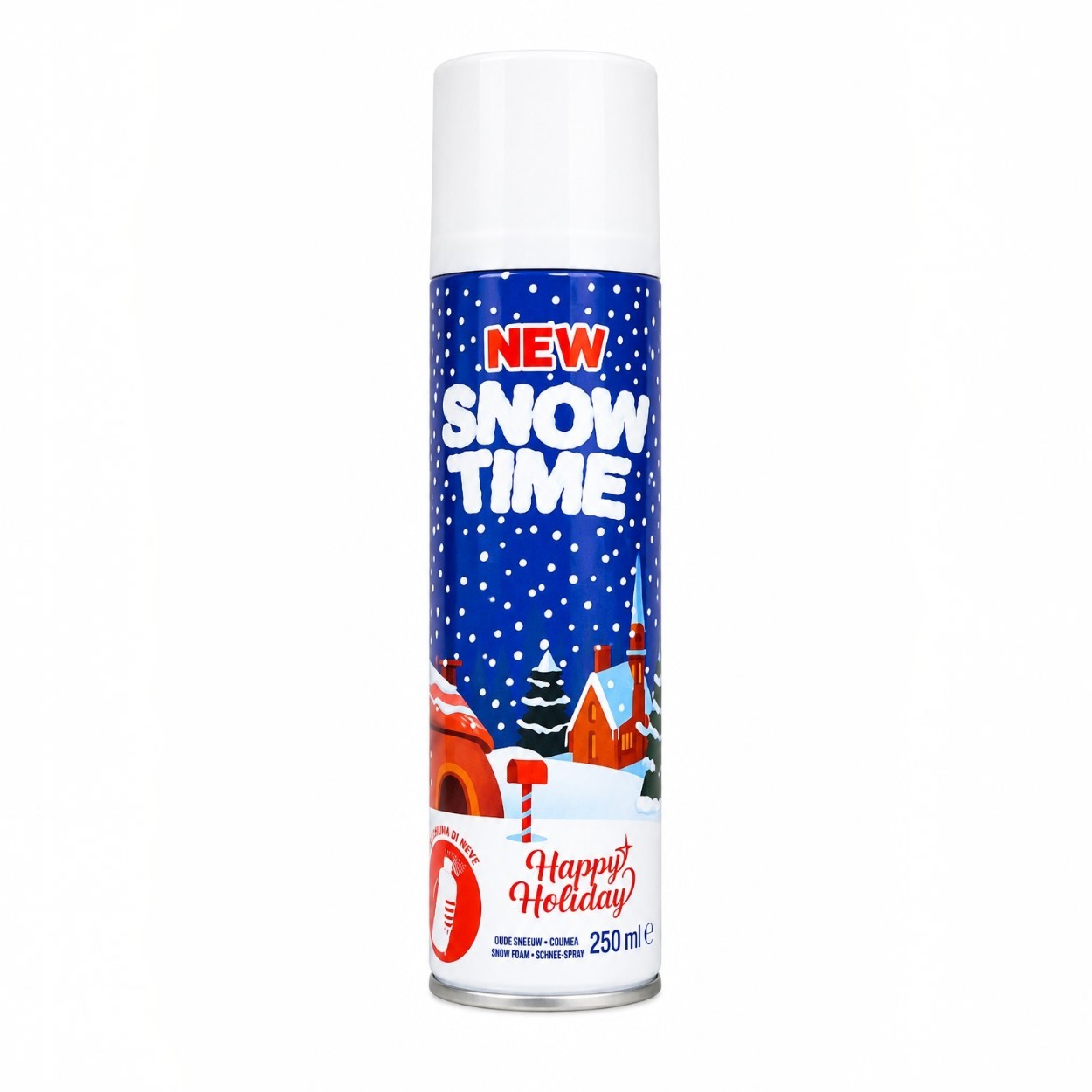 Hófehér karácsonyi műhó spray ablakra és fára (250 ml)