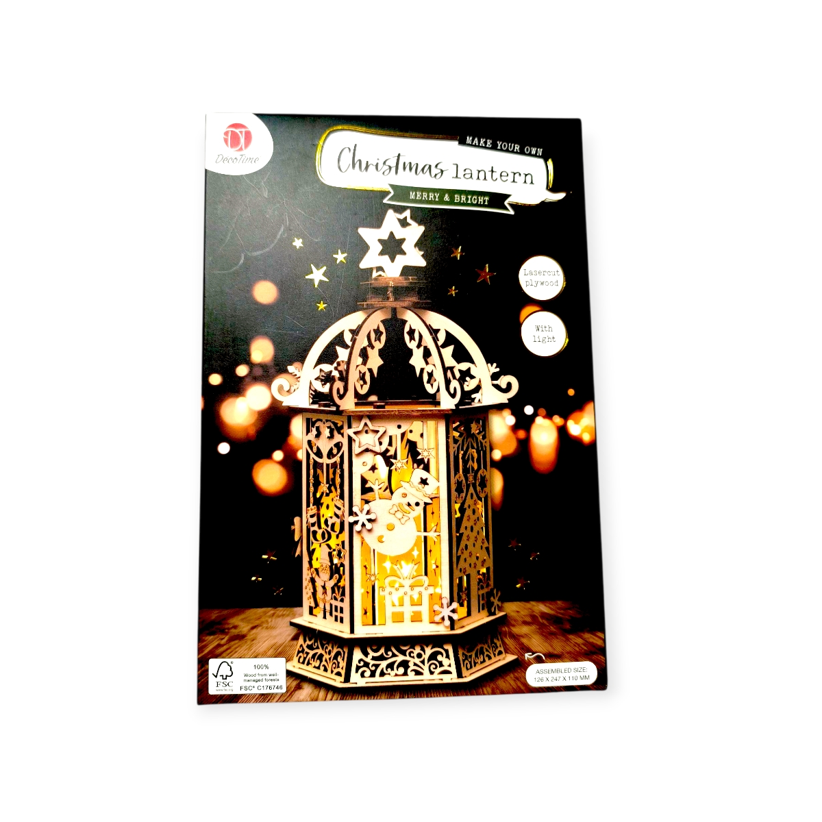 Készítsd el saját karácsonyi fa lámpásod – DécoTime készlet fényekkel