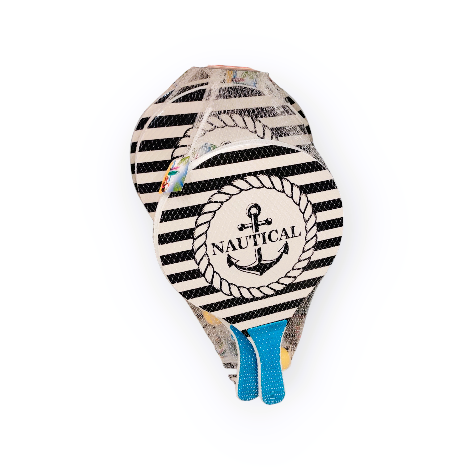 Tengerész csíkos horgonyos Ping-Pong szett - labdával