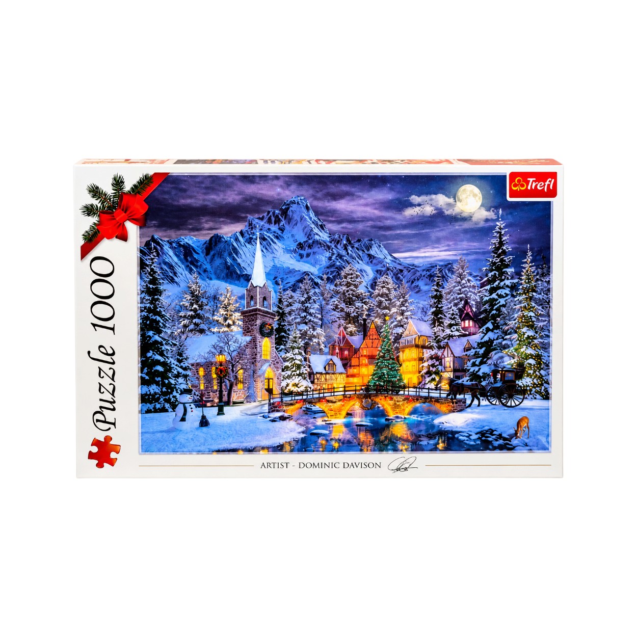 Karácsonyi Dolomiták tájkép kirakó 1000 db – Trefl puzzle