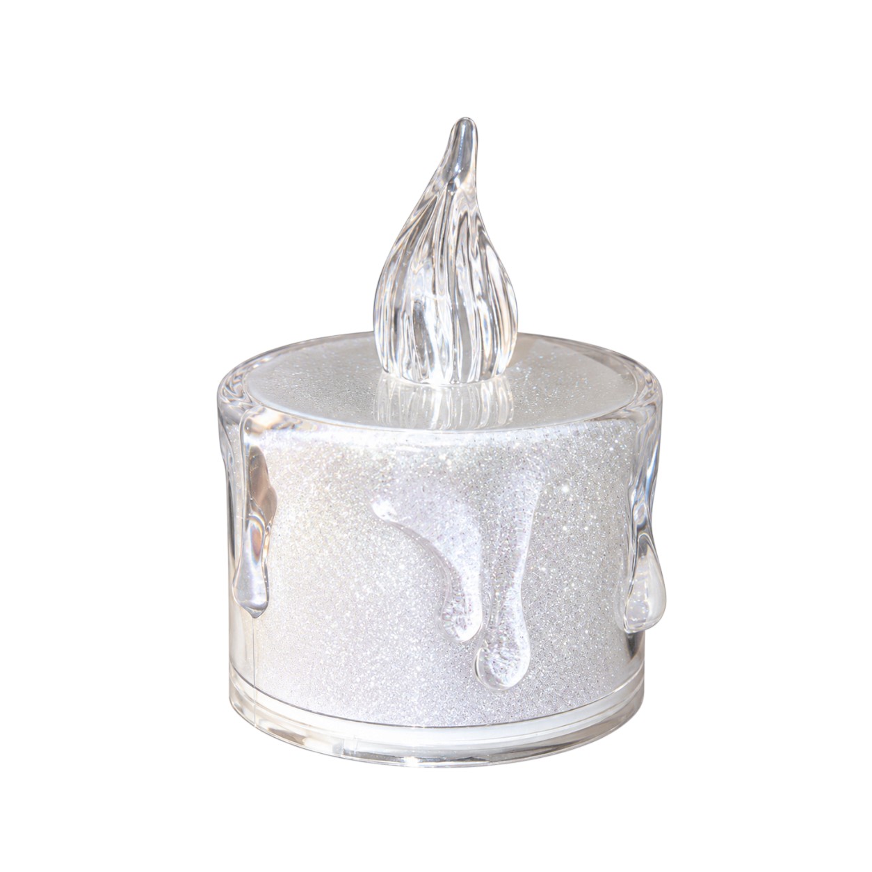LED mécses gyertya - meleg fehér, 3,5x5 cm