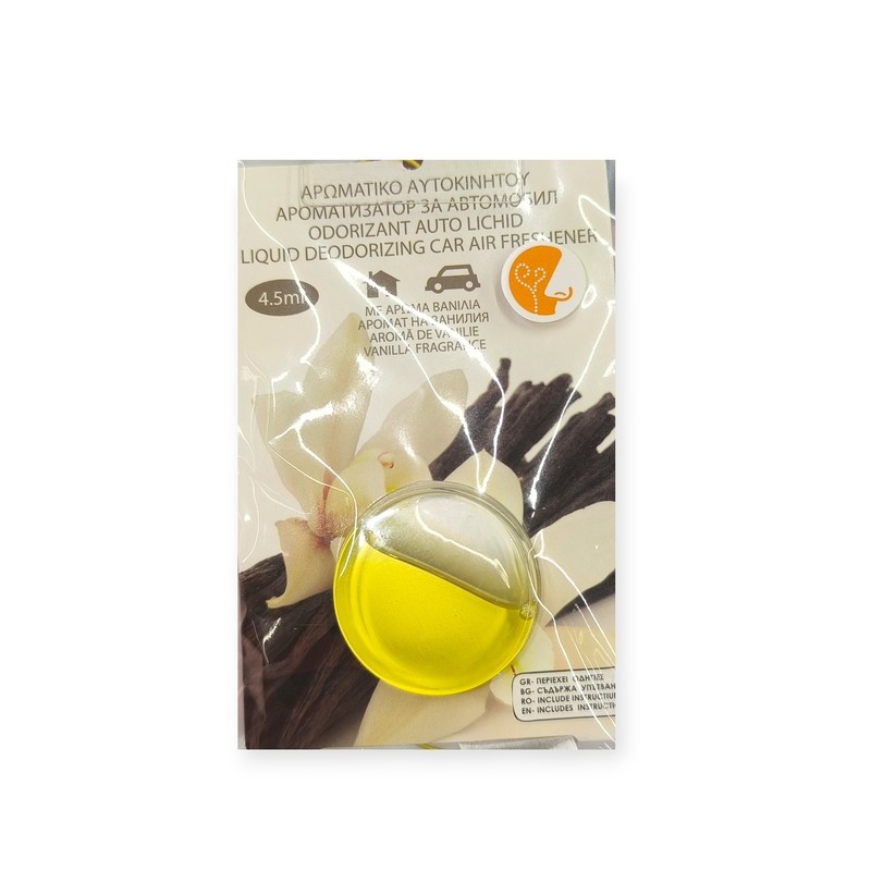 Autó légfrissítő vanília illattal 4,5 ml
