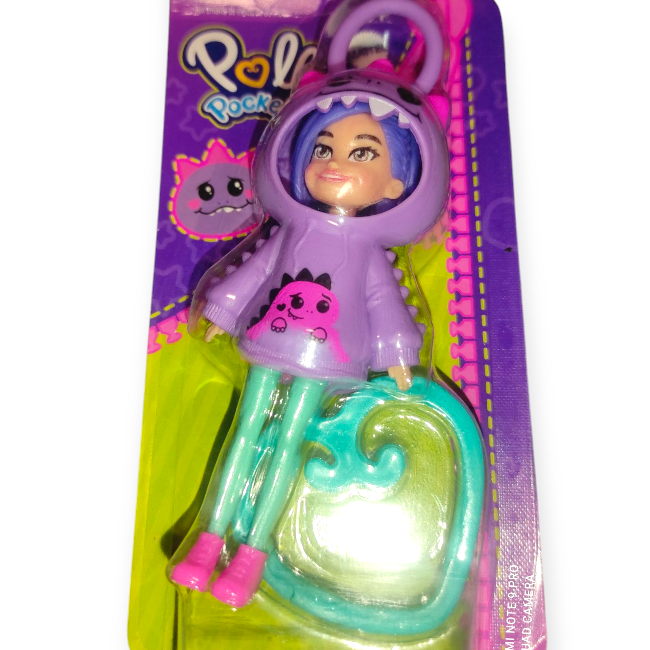 Polly Pocket zsebbaba dínós pulóverrel – Mattel