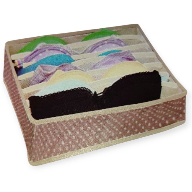 Melltartó tároló fiókos rendszerező – 35×30×9 cm