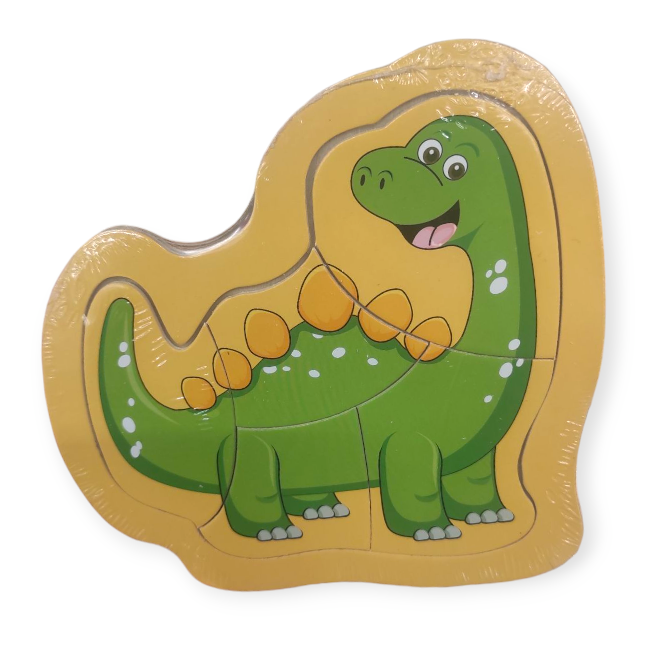 Fa kirakó dinoszaurusszal – 5 darabos oktató puzzle