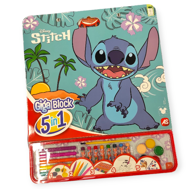 Stitch rajzkészlet gyerekeknek – színező és matricák