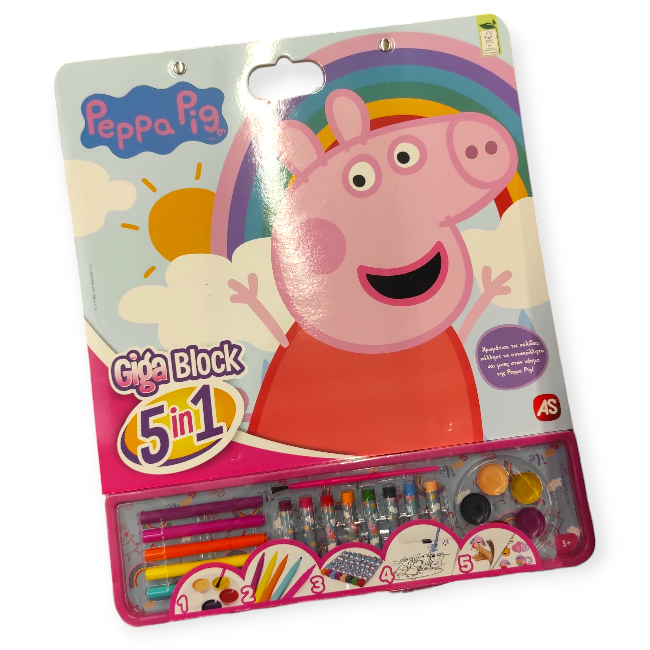 Peppa malac giga blokk – kreatív rajzkészlet gyerekeknek (3+)