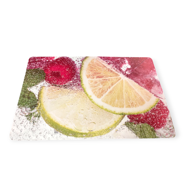 Tányéralátét nyári gyümölcs mintával – 43,5×28,5 cm