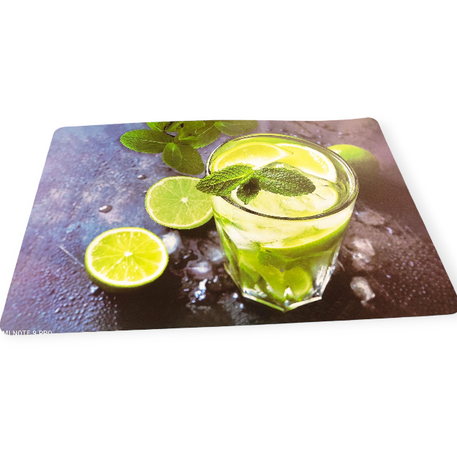 Tányéralátét lime és jég mintával – 43,5×28,5 cm
